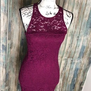 Free People Raspberry Sleeveless Dress